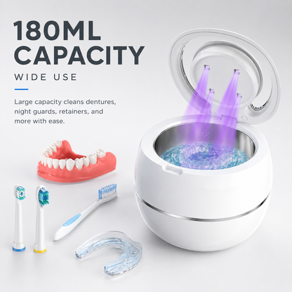 Orivati ClarityPod Ultrasonic Oral Appliance Cleaner with UV-C